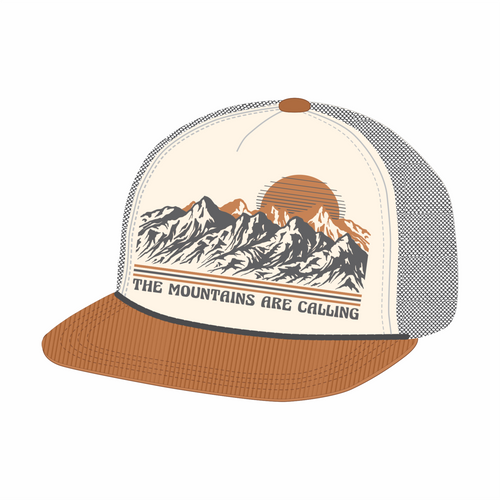 Mountains Are Calling Foam Trucker Hat