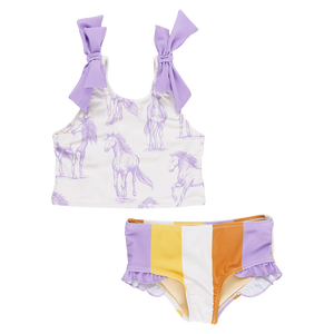 Lavender Horses Shelly Tankini Suit