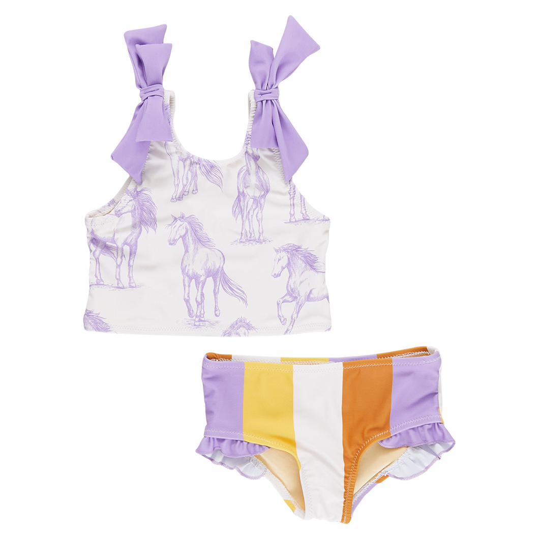 Lavender Horses Shelly Tankini Suit