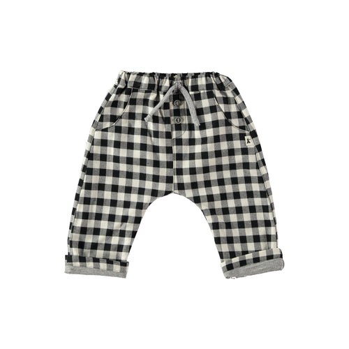 Black & White Checkered Baby Pant