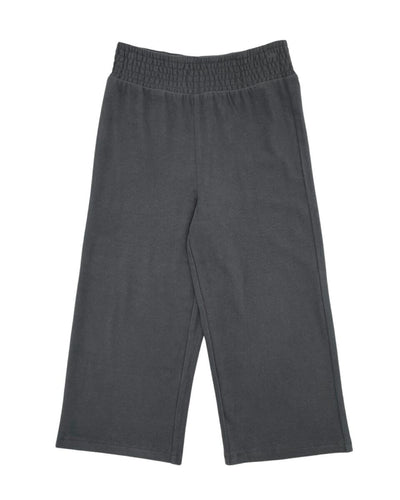 Charcoal Forever Hacci Wide Leg Pant