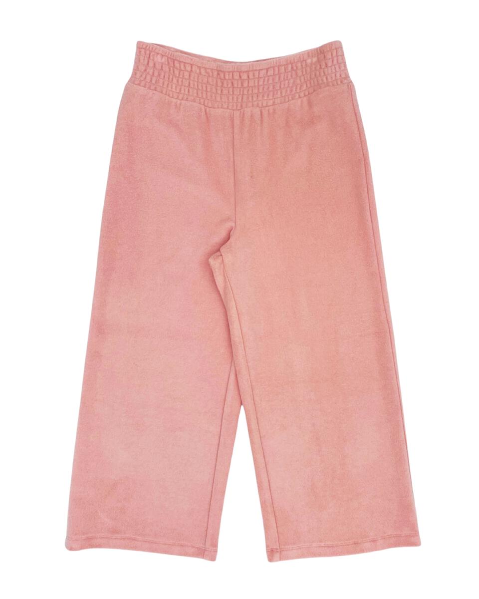 Sienna Pink Forever Hacci Wide Leg Pant