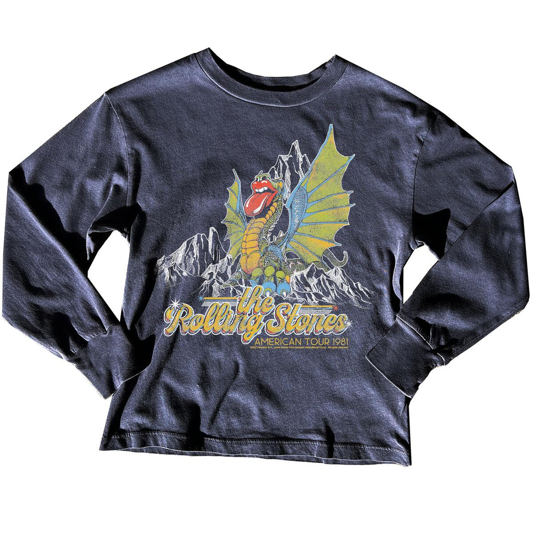 Rolling Stones Vintage Navy Long Sleeve Tee