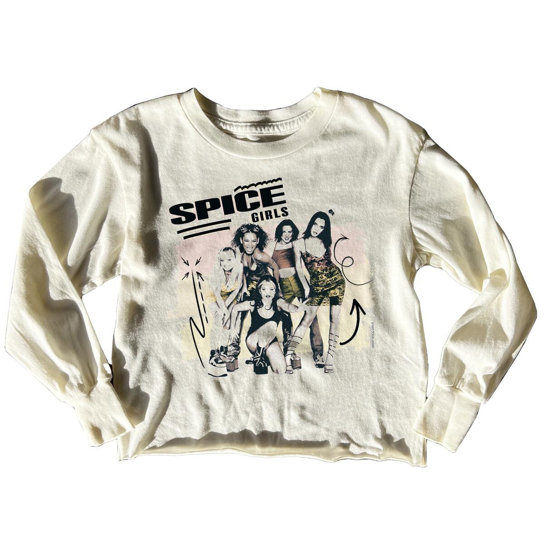 Spice Girls Not Quite Cropped Long Sleeve Tee