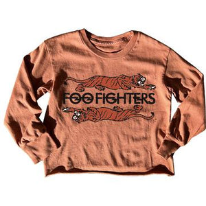 Foo Fighters Not Quite Cropped Long Sleeve Tee