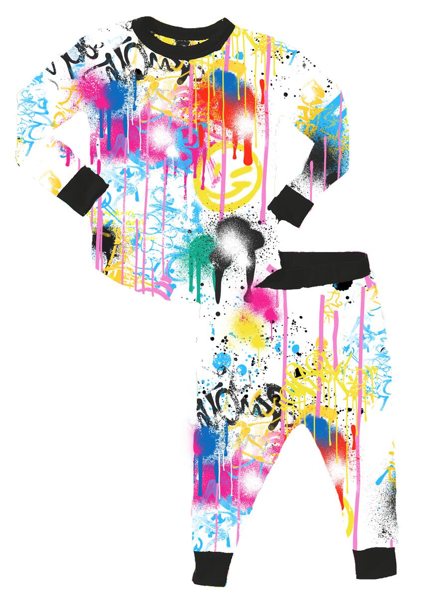 Graffiti Bamboo Thermal Set