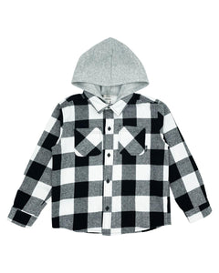 Black & White Upland Flannel Shacket
