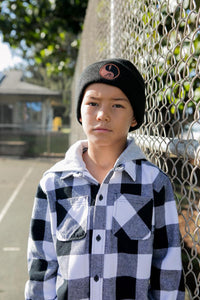 Black & White Upland Flannel Shacket