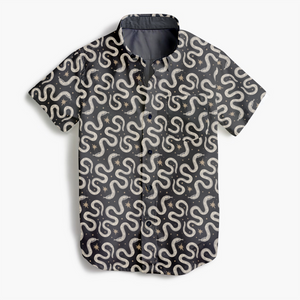 Adventure Society Button Up Tee