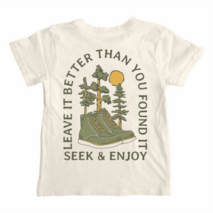 Natural Leave It Better Tee