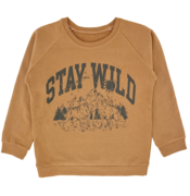 Rust Stay Wild Crew Sweater