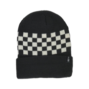 Faded Black Check It Beanie