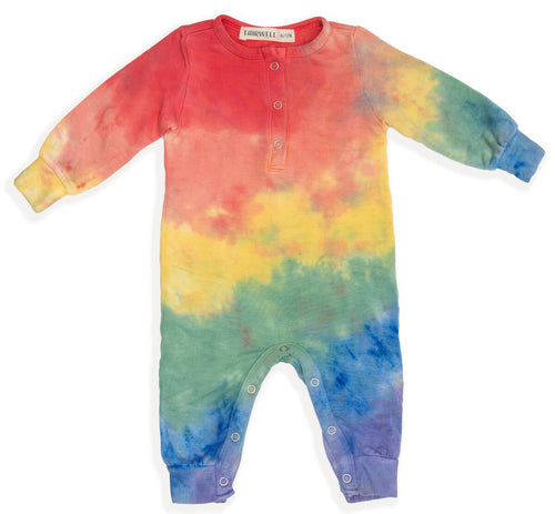 Canvas Tie Dye Clutch Coverall