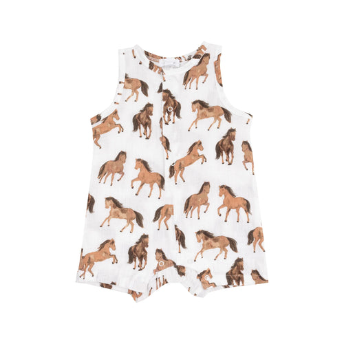 Horses Shortie Romper