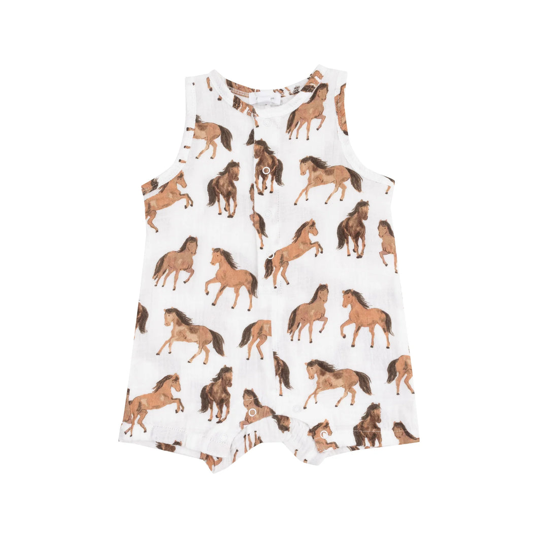 Horses Shortie Romper