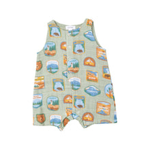 Load image into Gallery viewer, National Park Patches Shortie Romper