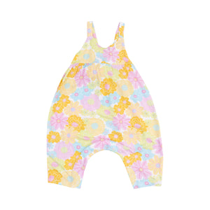 Sunny Dahlias Tie Back Romper