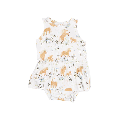 Pretty Ponies Skirted Bodysuit