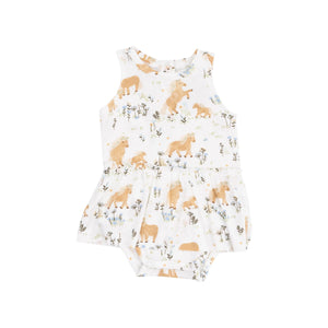 Pretty Ponies Skirted Bodysuit