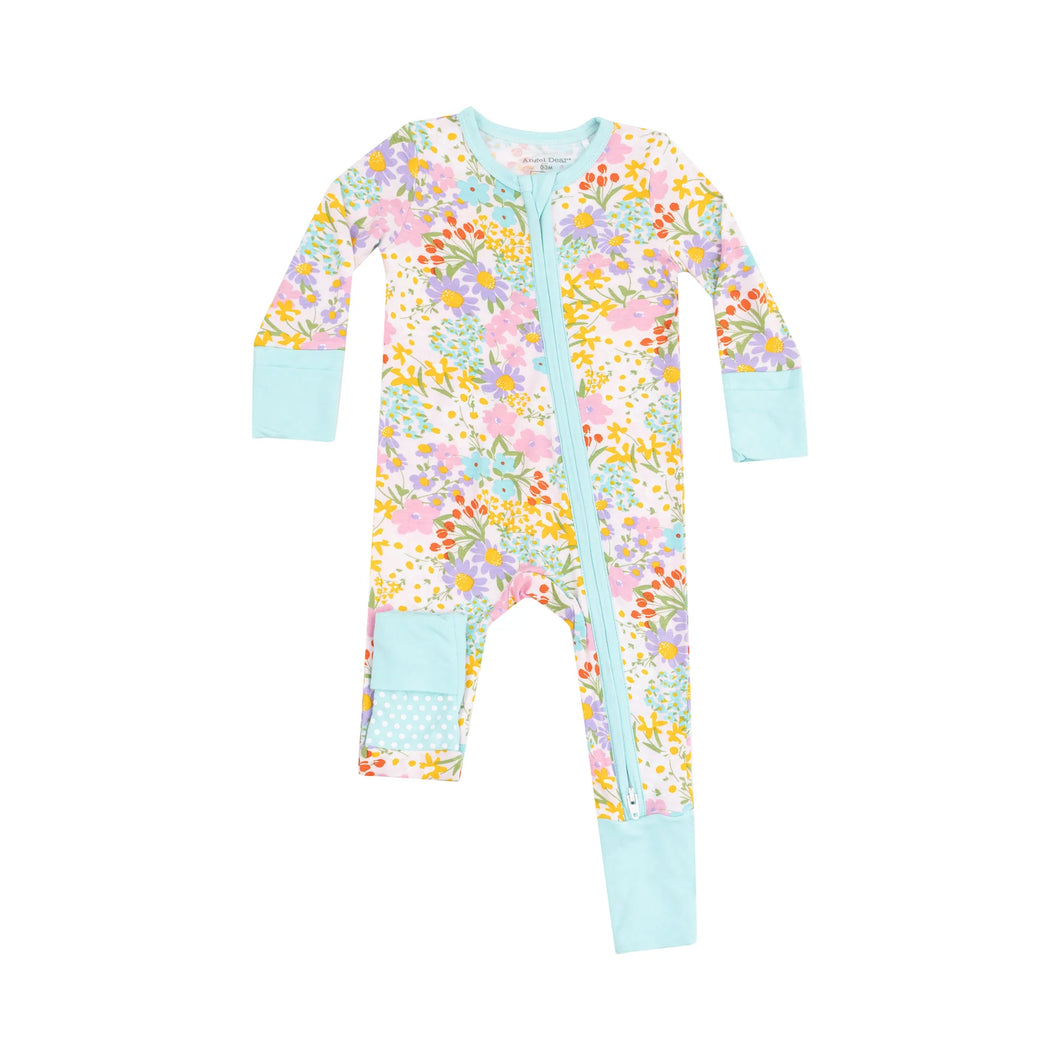 Amelia Floral 2 Way Zip Romper