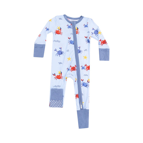Crayon Crabs 2 Way Zip Romper