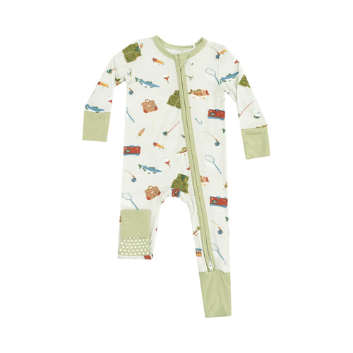 Fishing Things 2 Way Zip Romper