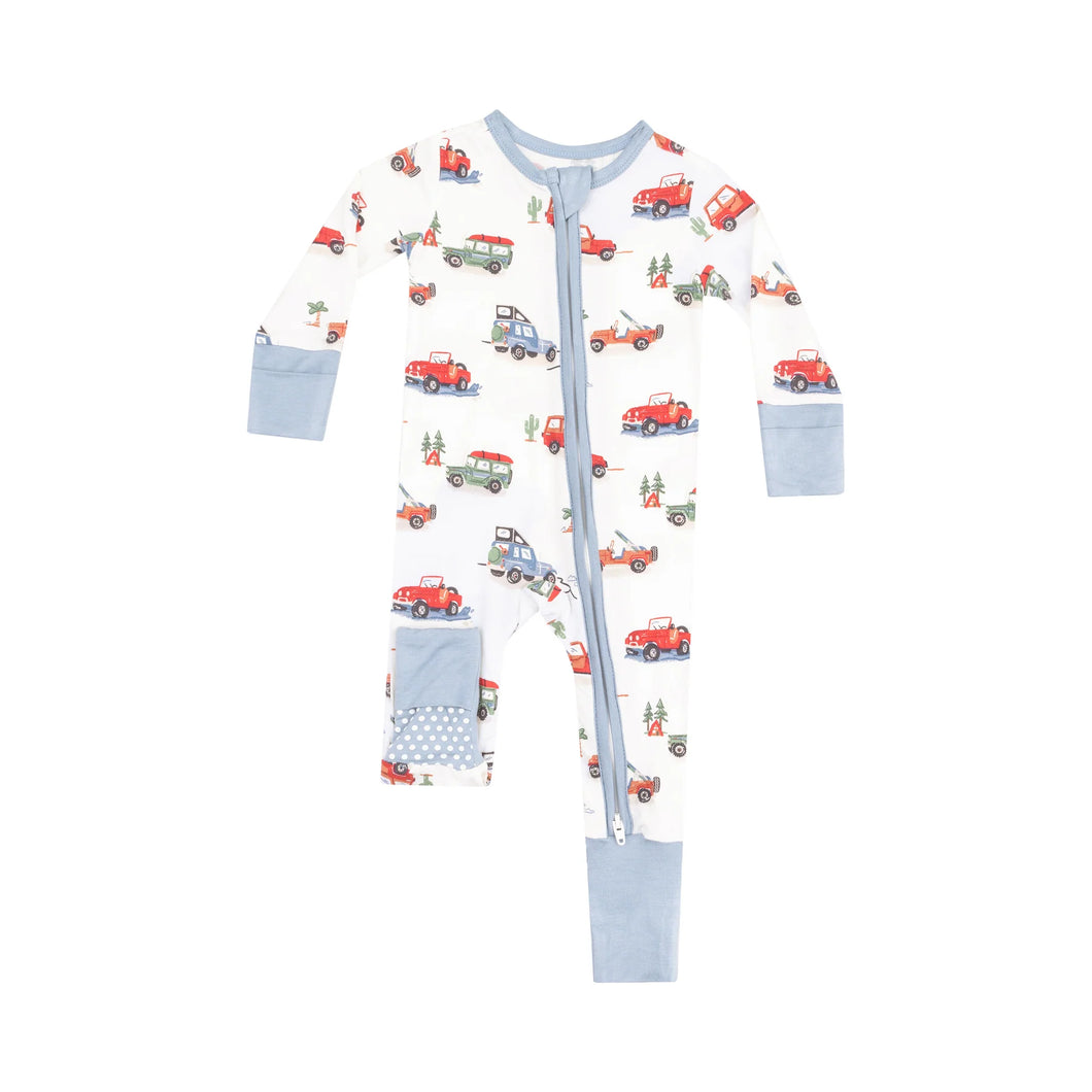 Off Road Adventure 2 Way Zip Romper