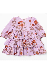Lavender Poppy Fleur Dress