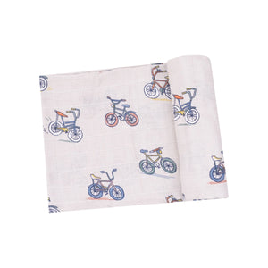 Bikes Swaddle Blanket