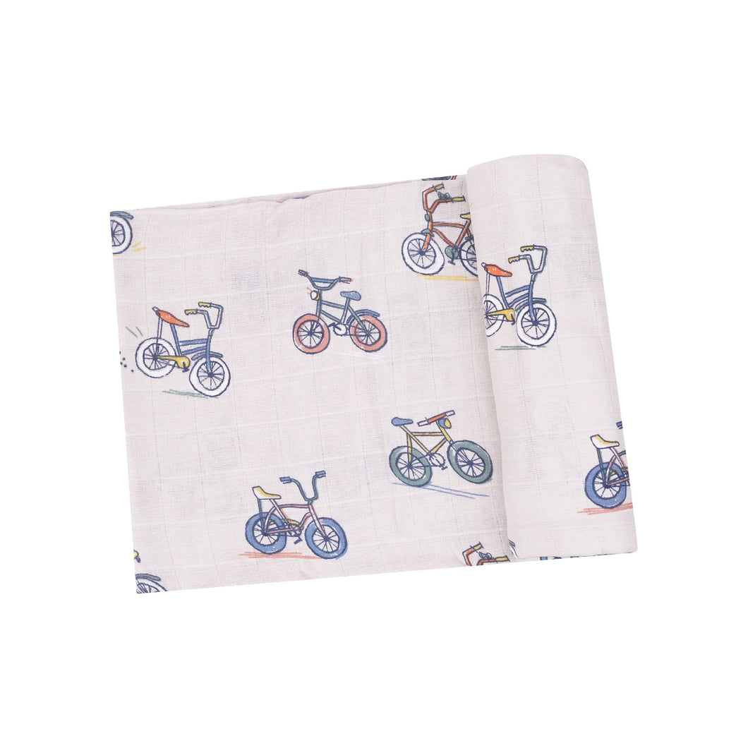 Bikes Swaddle Blanket