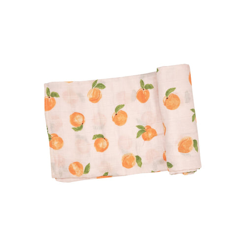 Peaches Swaddle Blanket