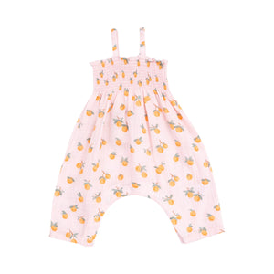 Sweet Clementines Smocked Romper