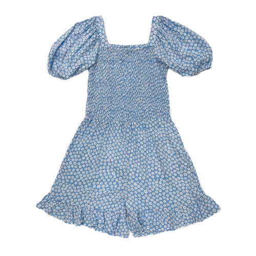 Blue Baby Ditsy Dove Romper
