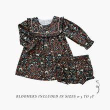Load image into Gallery viewer, Midnight Meadow Dress and Bloomer