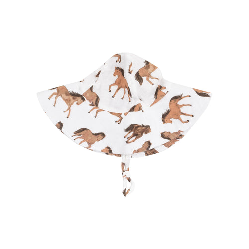 Horses Wide Brim Sunhat
