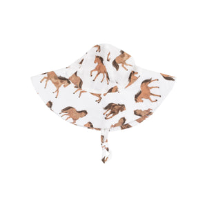 Horses Wide Brim Sunhat