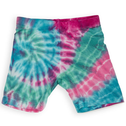 Magenta Spiral Biker Short