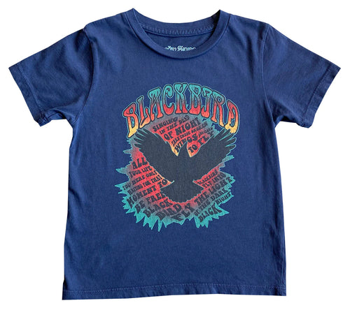 Vintage Navy Blackbird Organic Tee