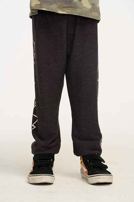 Scribble Bolt Black Sweatpant