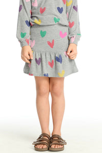 Rainbow Hearts Skirt