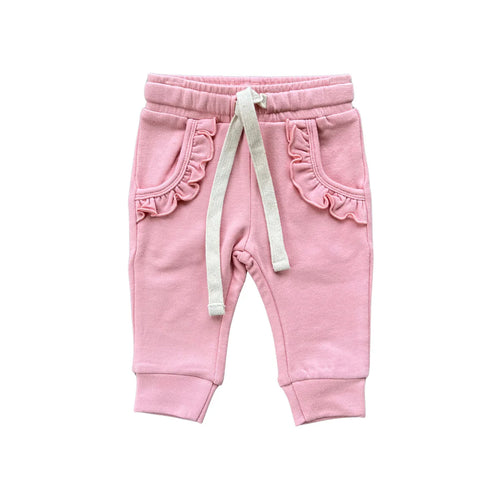 Mellow Rose Ruffle Joggers