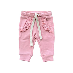 Mellow Rose Ruffle Joggers