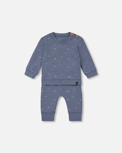 French Navy Little Mountains Baby Set