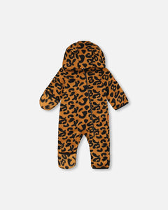 Leopard Baby Sherpa One Piece