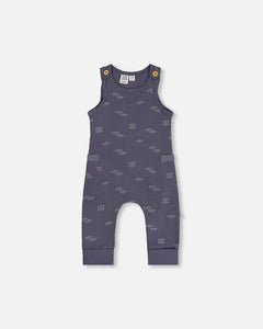 Paper Boats Muslin Baby Jumpsuit