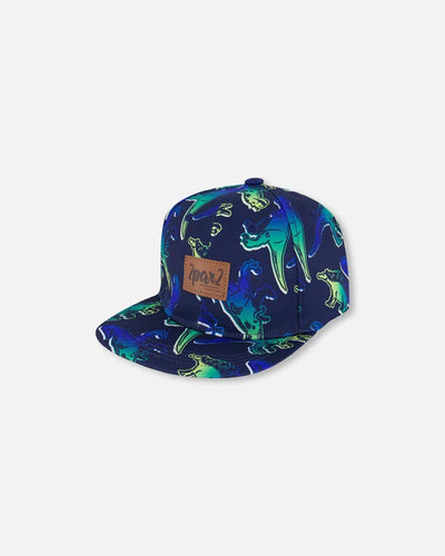 Gradient Dinos Printed Cap
