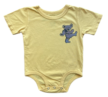 Load image into Gallery viewer, Yellow Grateful Dead Circle Dancing Bears Onesie