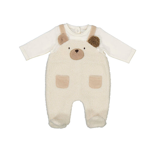 Plush Teddy Baby Overall