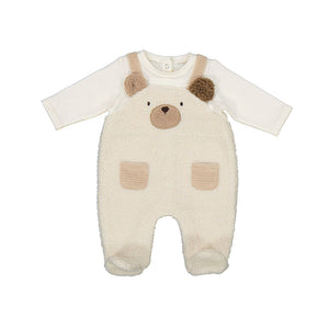 Plush Teddy Baby Overall