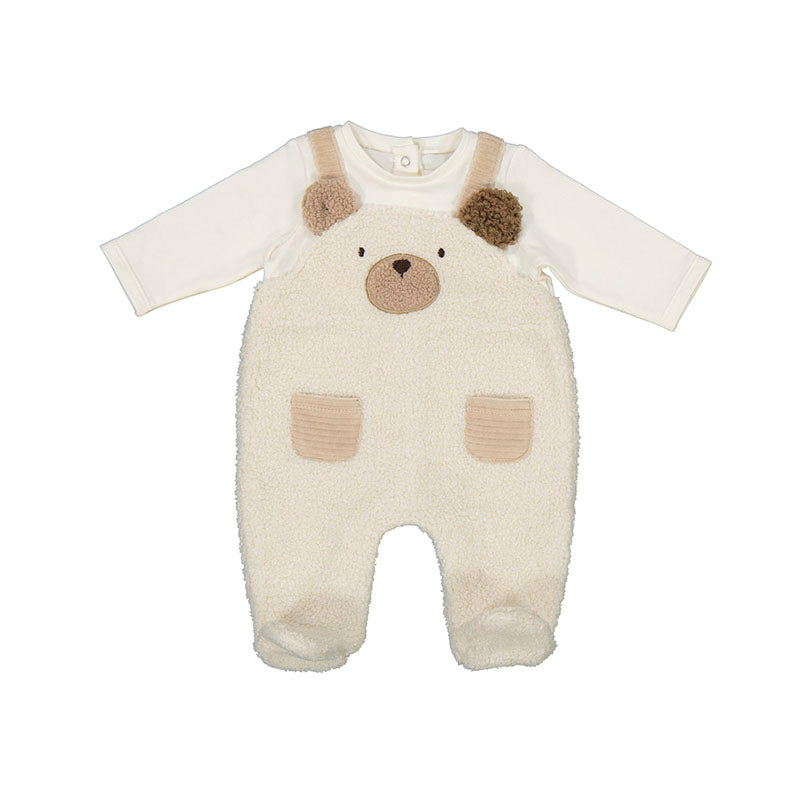 Plush Teddy Baby Overall